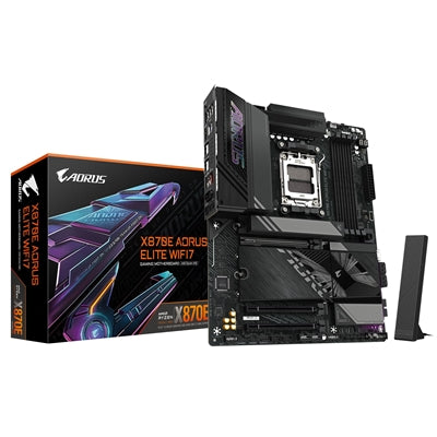 Gigabyte X870E AORUS ELITE WIFI7 AM5 ATX Motherboard DDR5 PCIe 5.0 Gigabyte X870E AORUS ELITE WIFI7 AM5 ATX Motherboard DDR5 PCIe 5.0